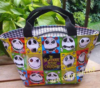   Nightmare befor Xmas Jack color box style Tote Make up handbag purse