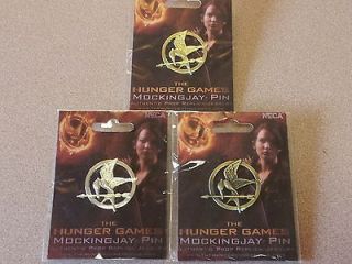 NEW Hunger Games Katniss MockingJay Pin Authentic NECA Prop Bronze 