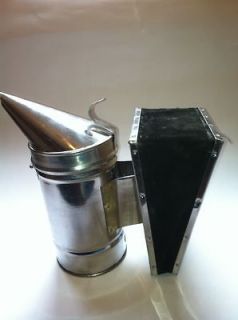 New 10 Stainless Steel Bee Smoker leather bellows / Beekeeping