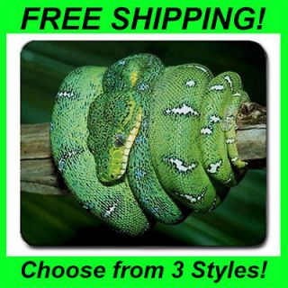 Emerald Tree Boa Snake   Mousepad / Placemat (Rubber) DD1139
