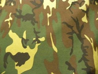 Yards Outdoor Craft Upholstery Fabric Woodland Camouflage Camo 
