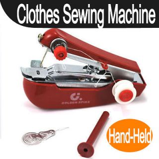   Mini Handheld Clothes Fabric Sartorius Sewing Machine Stitcher