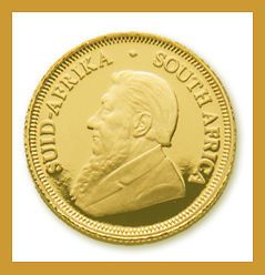 0z of fine gold krugerrand south africa coin