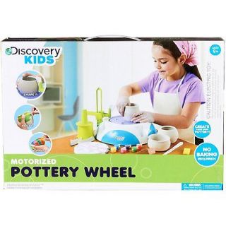 Discovery Kids Motorized Pottery Wheel Clay Paint Art Set