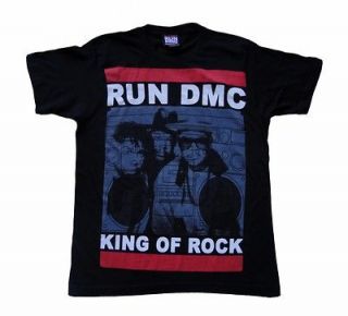 run dmc t shirt king of rock tee men medium