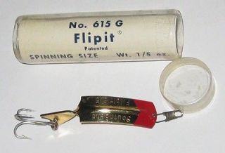 south bend flipit 615 metal lure in the tube time