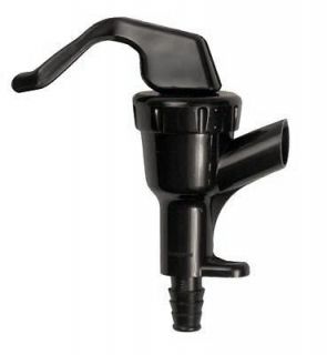 black plastic squeeze faucet for beer and soda barbed one