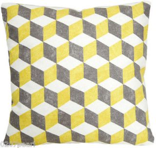 Scatter Cushions Pillow Cover Osborne & Little Fabric Balyan Yellow 