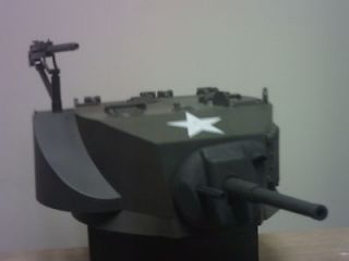 scale 21st Century Toys M5 Stuart Tank cannon barrel and mantlet 