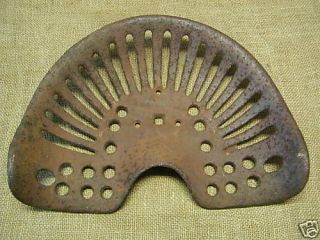 vintage cast iron tractor seat antique tractor parts time left