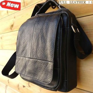 Genuine Leather Shoulder Bag Messenger Cross Body top 2 Vintage 