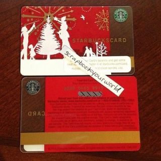 RARE Starbucks Family Decorating Christmas Tree 2006 Gift Card LtdEd 