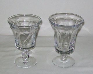 fostoria jamestown crystal goblets stemware  6