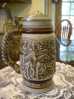 1980 avon cattle drive collector s lidded stein time left