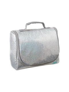 NWT~GAP Kids Girl Silver Sequin Glitter Sparkle LUNCH BOX BAG BLING 