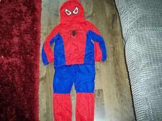   red Spider Man Dress Up Costume With Mask Age 5   6 Year Spiderman