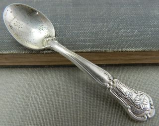 Vintage Sterling Silver State Flower Collector Spoons  SC Yellow 