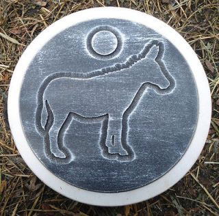plaster concre te donkey stepping stone plastic mold time left $ 17 95 