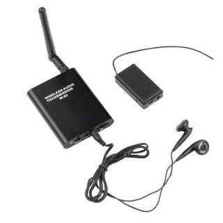 5mm Audio Jack Audio Surveillance Gadget 300m Wireless Transmission 