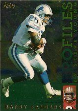 1995 TOPPS PROFILES BY STEVE YOUNG #PF 10 BARRY SANDERS MINT   Free 