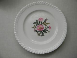 sovereign potters earthenware plate wildrose from canada  7 