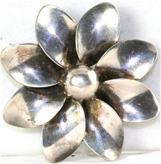 vintage sterling silver john l lauritzen pin denmark one day