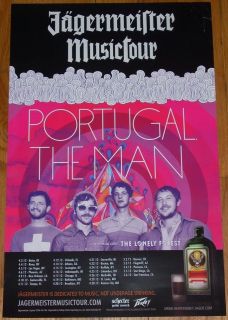 Portugal The Man POSTER In The Mountain Cloud Lonely Forest tour 
