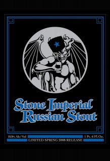 beer poster micro brew imperial russian stout time left $