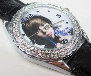 118 diamond crystal leather watch justin bieber 1 from australia