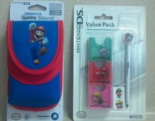   from Mario Bros sleeve for DS Lite , and DSi. Stylus and Game Holders