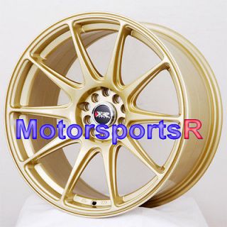   75 XXR 527 Gold Concave Rims Wheels ET +35 5x114.3 05 07 08 Subaru STI