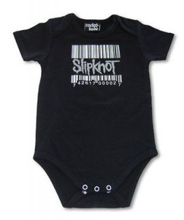 slipknot barcode black baby suit romper shirt 6 12m from