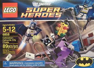   CITY CHASE BATMAN DC Universe Super Heroes Lego Set #6858 2012