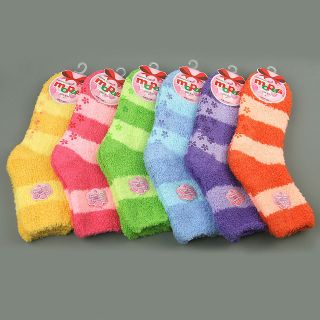 Pairs of Mopas Womens Cozy & Soft Non Skid Slipper Socks Size 9 11