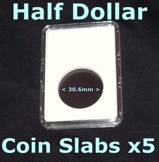 half dollar coin slabs holders new jfk kennedy franklin