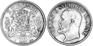 Sweden 2 Kronor, 1907