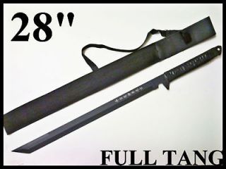 28 TANTO NINJA SHARP FULL TANG L GRIP LONG JAPANESE MACHETE SWORD