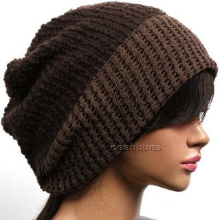 new BAGGY BEANIE over size chic Slouchy lovely top winter Hat skull 