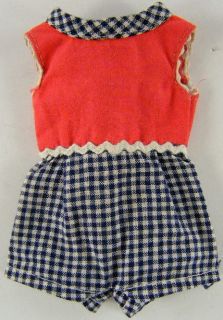 Vintage Ideal Tammys Sister Pepper, Original Playsuit Outfit
