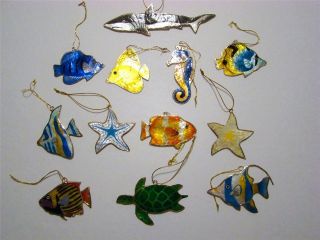 hand painted christmas ornaments in Holiday & Seasonal