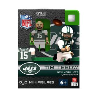 Tim Tebow NFL New York Jets NY Oyo Building Figure Football Toy