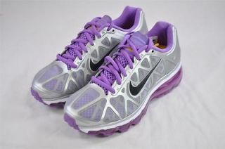 NIKE WMNS AIR MAX+ 2011 LAF 434875 057 SILVER VIOLET LIVESTRONG 