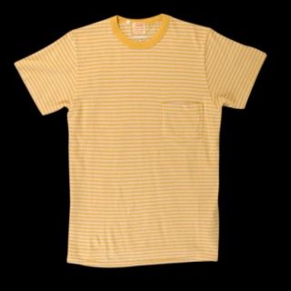 LVC Levis Vintage Clothing 1960s Striped Tee Ochre RRP £70 