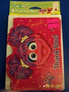   Cadabby Sesame Street Pink Fairy Kids Birthday Party Thank You Notes