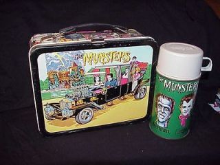 rare 1965 the munsters lunchbox thermos  500
