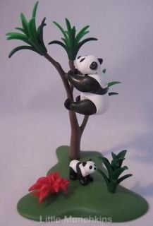 Playmobil Pandas & bamboo tree NEW extra set for zoo/safari themes