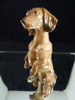 Rosenthal Dackel Dog Porcelain Figurine Dachshund GERMANY MINT 