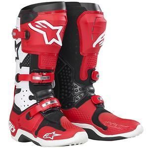 Alpinestar Tech 8 Light MX Boots, White/ Size 5,6,7,8,9,10,1​1,12,13 