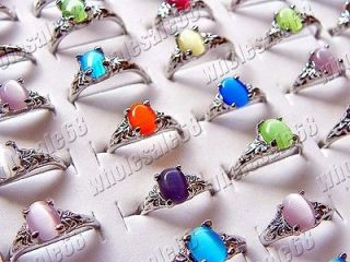 hot seller antique jewelry lots 30pcs exquisite cat eye gemstone lady 