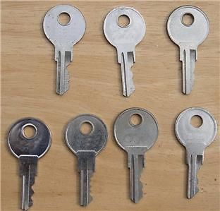 SPARE KEYS FOR RV TRUCK TOOL BOX T HDL TOPPERS WINDOWS